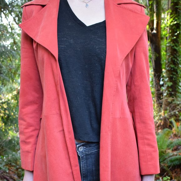 Vintage Princess Cut Trench Coat - Picture 1 of 6
